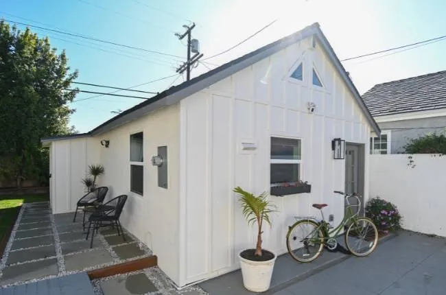 Converted garage turned into a permitted ADU living space