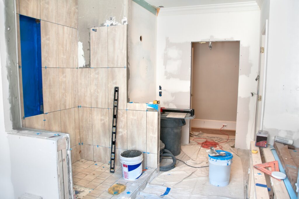 Bathroom renovation project